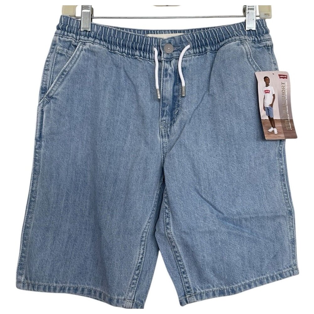 Levis Boys Shorts Size Large Elastic Waist Straight‎ Short